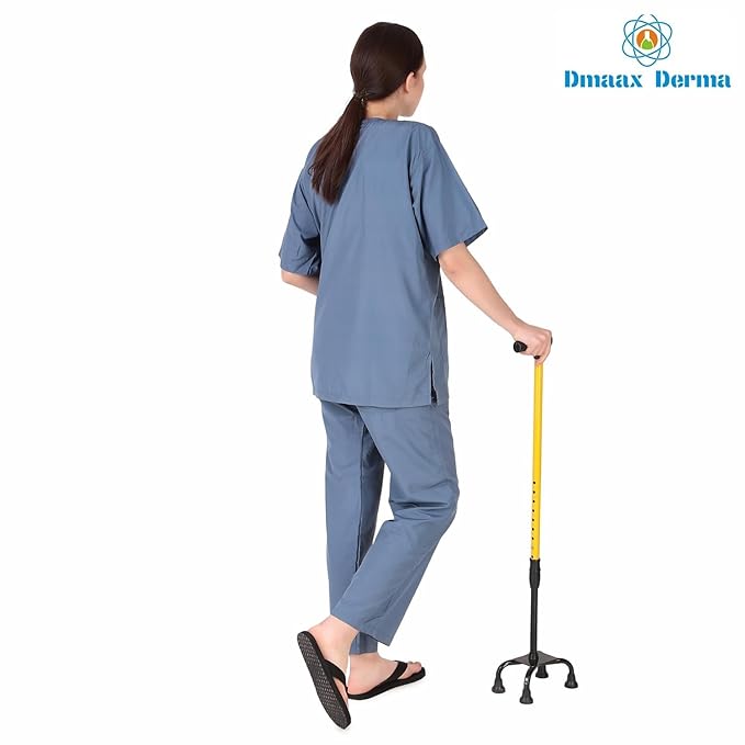 4 Leg Quadripod Walking Stick for Elderly & Seniors | Medsor impex