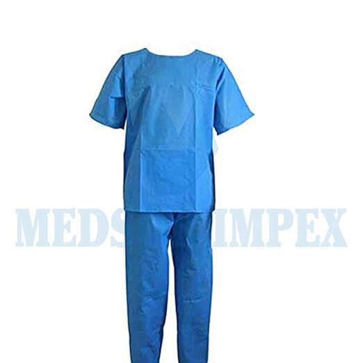 Medsor Impex Unisex Surgeon Scrub Suit Disposable (X-Large)