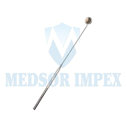 Stainless Steel Dental Mouth Mirror with Handle Style-2 | Medsor Impex