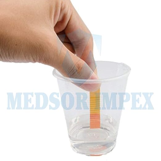 Medsor Impex Full pH 1-14 Test Indicator Litmus Paper Water Soil Testing Kit, 100 Strips