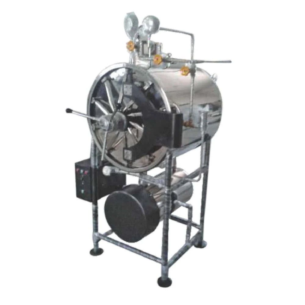 Double Wall Cylindrical Horizontal Autoclave Machine | Medsor Impex
