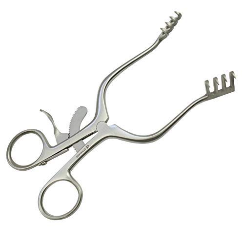Medsor Impex Mastoid Self Retaining Retractor (Curved 6.5 Inch)