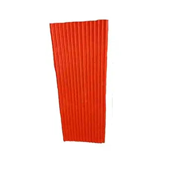 Medsor Impex Corrugated Drainage Sheet Red Rubber 16.5 x 33cm Non-Sterile-1 Pcs.