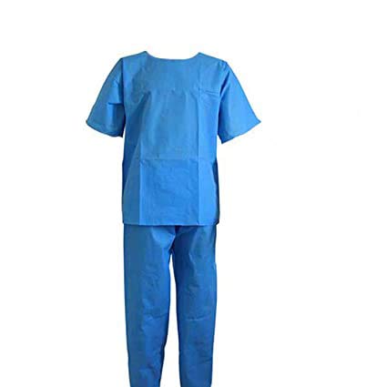 Medsor Impex Unisex Surgeon Scrub Suit Disposable (X-Large)