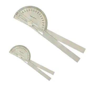 8 Inch Stainless Steel Goniometer for Physiotherapy & Orthopedic Assessment | Medsor Impex