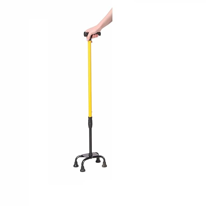 4 Leg Quadripod Walking Stick for Elderly & Seniors | Medsor impex