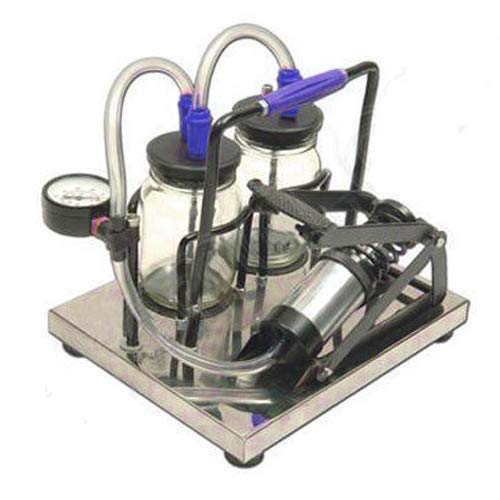 Foot Operated Manual Suction Machine with Double Jar | Medsor Impex