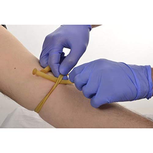 MEDSOR IMPEX Rubber Tourniquet Binding For Blood Sample - 36"/3 feet, Pack Of 3