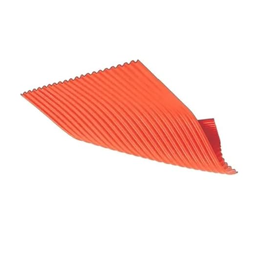 Medsor Impex Corrugated Drainage Sheet Red Rubber 16.5 x 33cm Non-Sterile-1 Pcs.