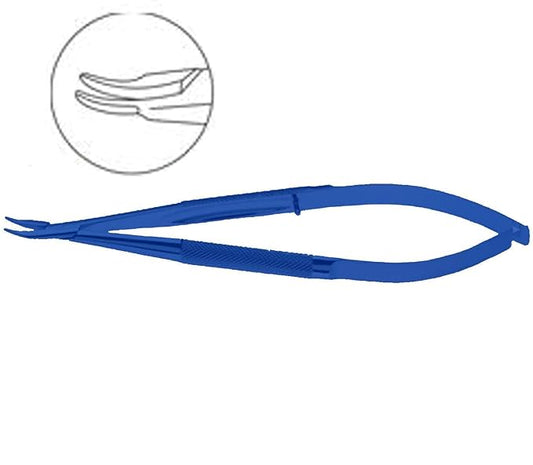 Titanium Barraquer Needle Holder with Micro Jaws for Microsurgery | Medsor Impex