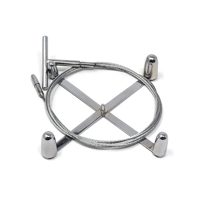 Medsor Impex Stainless Steel Vein Stripper for Large Vein Stripping Wire 1 Meter Dia 10 cm