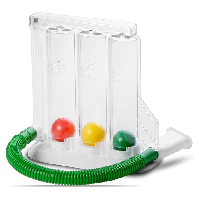 Medsor Impex 3 Ball Breathing Exerciser Respirometer.