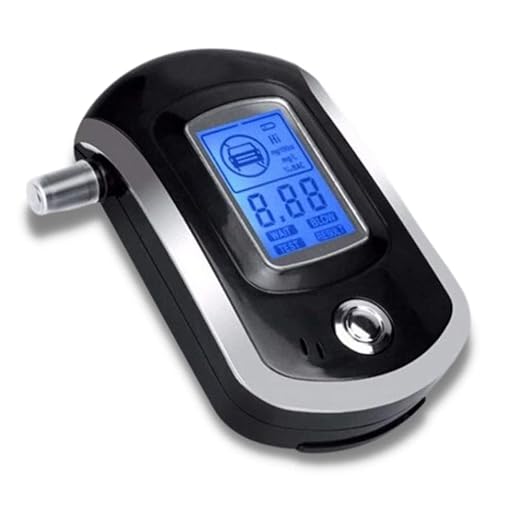 Medsor Impex Alcohol Tester, Professional BAC Tester with Digital LCD Display Grade High Accuracy for Personal Home Use