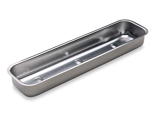 Medsor Impex Catheter TrDay Rectangular With Lid For Sterile Catheter and Surgical Instruments eluxe Quality Heavy Duty Stainless Steel 304 (16x4x1.95 Inch)