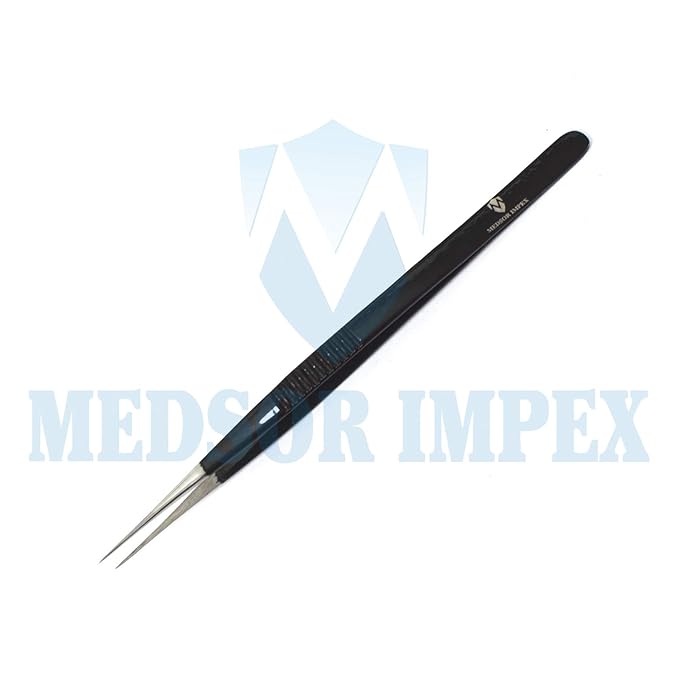 14 cm Black Coated Fine Surgical Forceps Stainless Steel | Medsor Impex