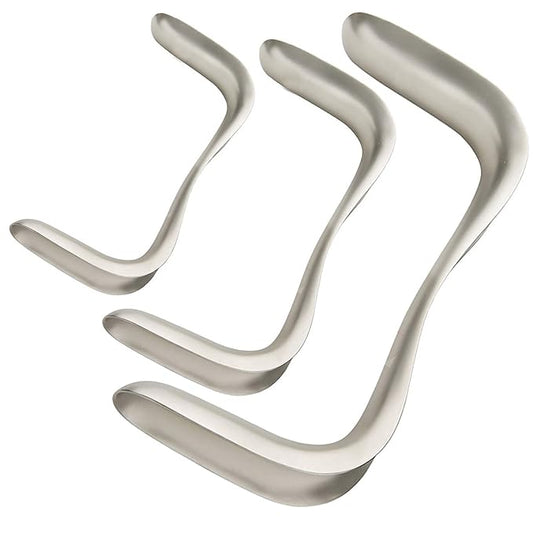 Sims Duck Bill Vaginal Speculum Set of 3 Sizes | Small, Medium & Large | Medsor Impex