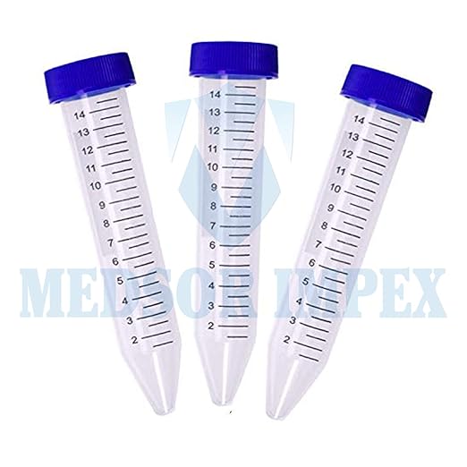Medsor Impex Centrifuge Tube 15ml Sterile Plastic (25)