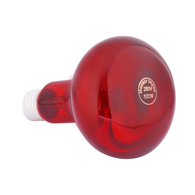 Medsor Impex Infrared Bulb 150W / 230V (Red, Base-E 27, [E27 ] with Holder