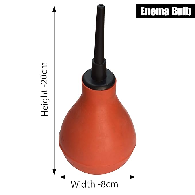Medsor Impex Infant Rectal Enema Bulb/Syringe,130 ml - Multi-color