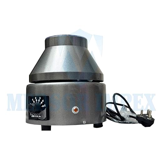 Centrifuge Machine 100% Copper Winding 8x15 ml with 5 Speed Heavy Duty (Black)