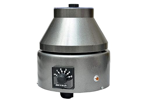 Centrifuge Machine 100% Copper Winding 8x15 ml with 5 Speed Heavy Duty (Black)