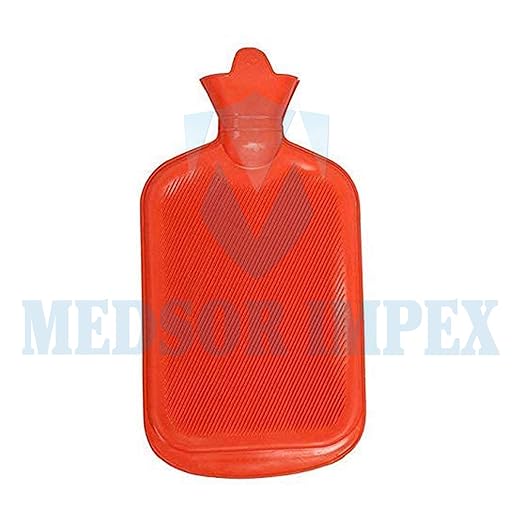 Medsor Impex Hot Water Rubber Bags or Bottle For Pain Relief Standard Size- Non-Electrical Multicolor
