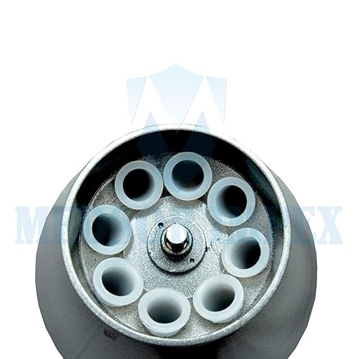 Centrifuge Machine 100% Copper Winding 8x15 ml with 5 Speed Heavy Duty (Black)