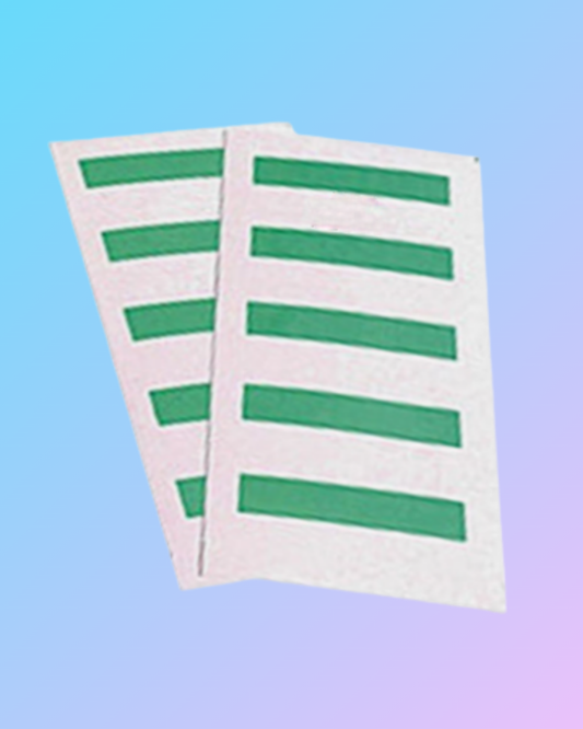 Autoclave steam indicator strips by MAS AUAC 101, used for verifying sterilization in medical and laboratory autoclaves.