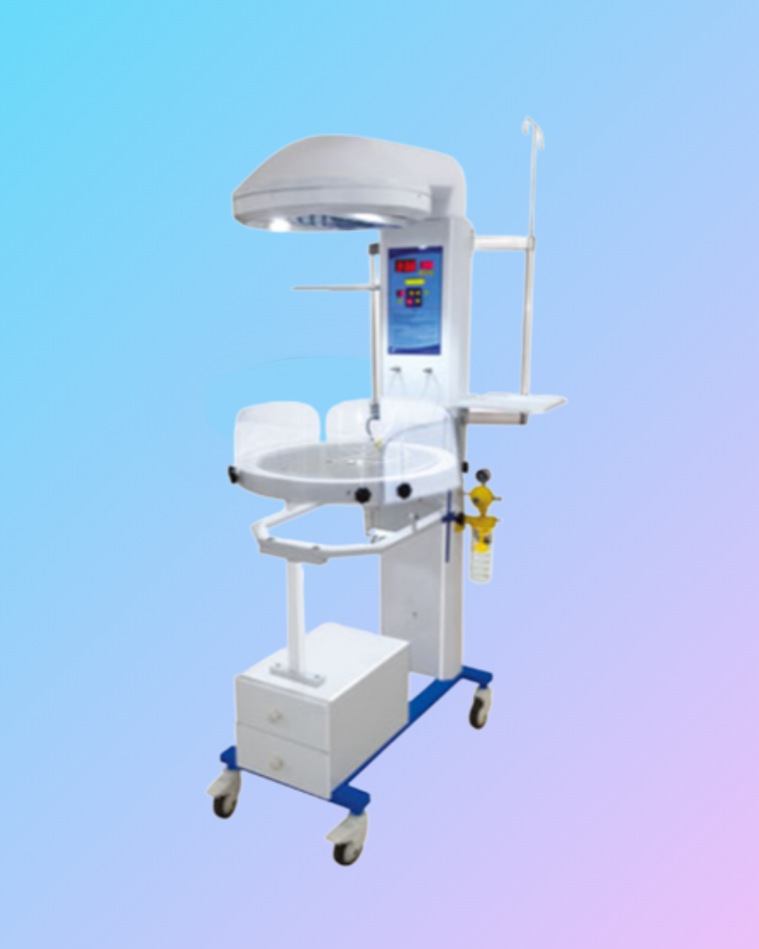 My Store MBC BCOC 116 Open Care System Gold without Phototherapy, medical device with control panel and open structure.