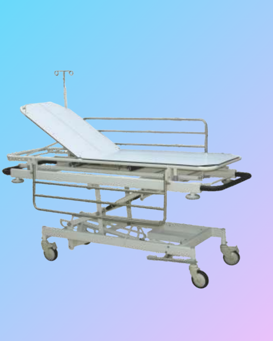 Hydraulic emergency and recovery trolley with wheels and handles, designed for industrial rescue and recovery tasks.