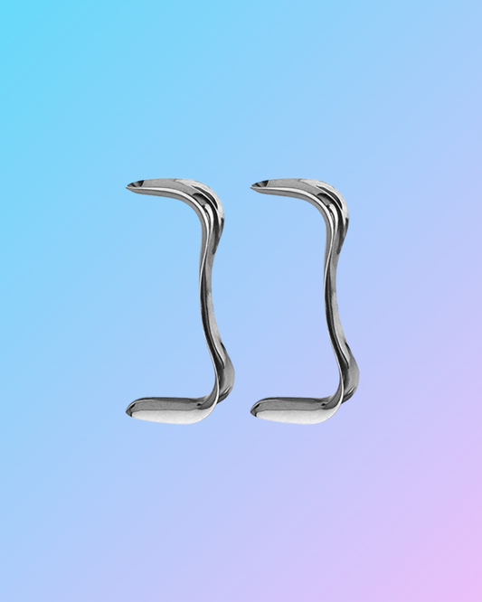 Medsor Impex Vaginal Speculum-Duck Bill Sims- 2 set. (Small).