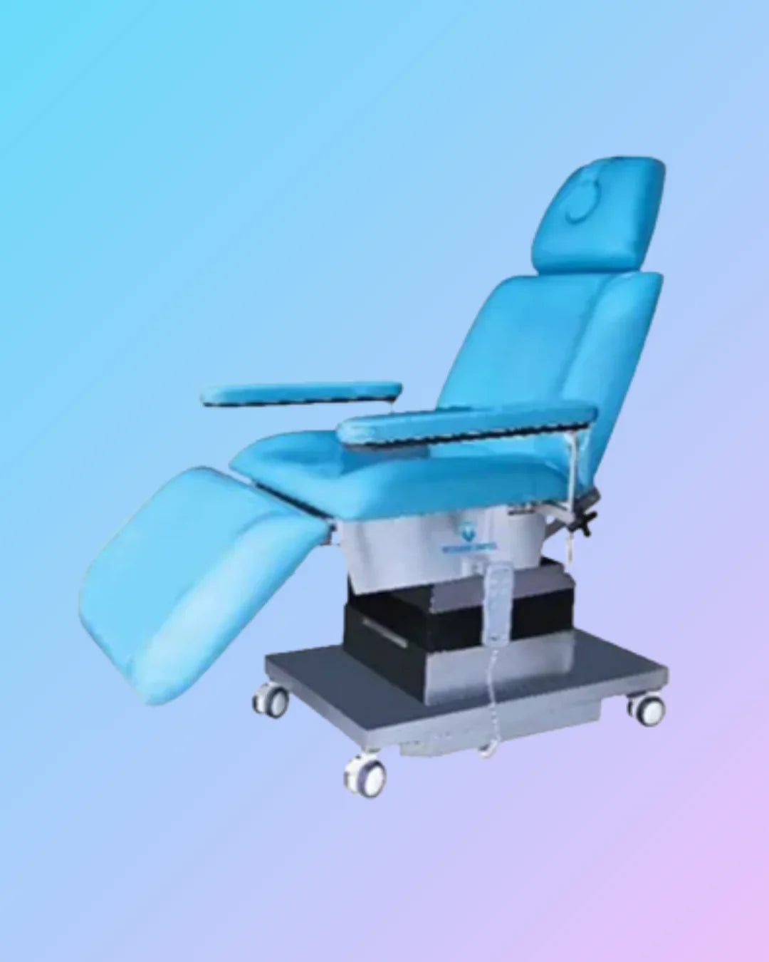 My Store Derma Bed Hair Transplant Chair with adjustable headrest and padded cushion, designed for patient comfort during procedures.