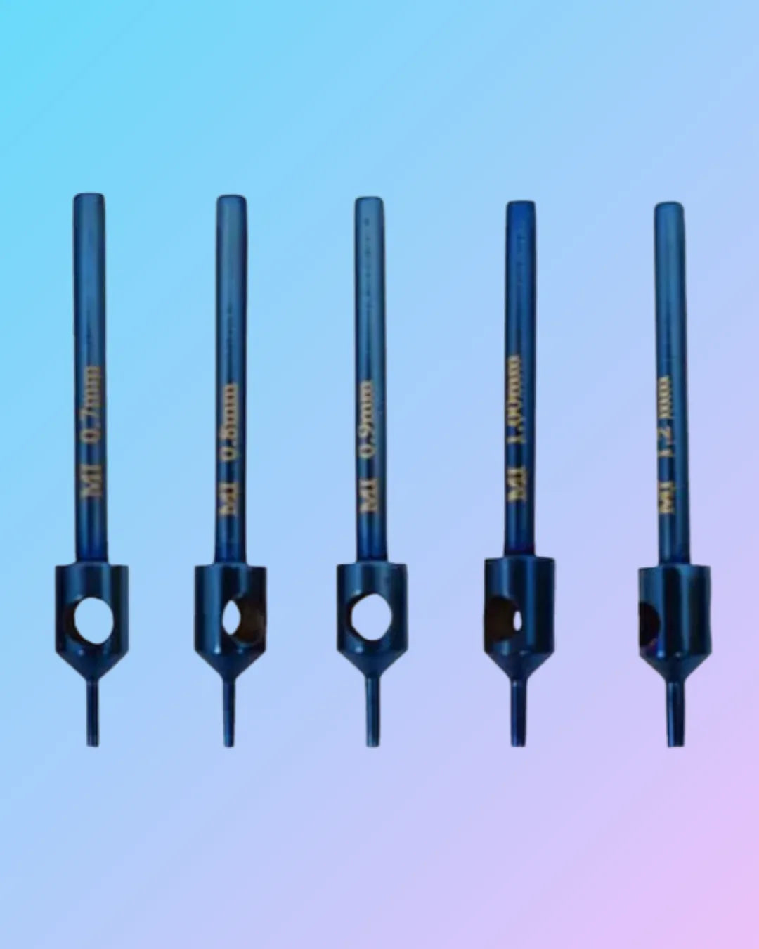 Close-up of a hair transplant Fue punch tool used in hair restoration procedures, displayed on a white background.