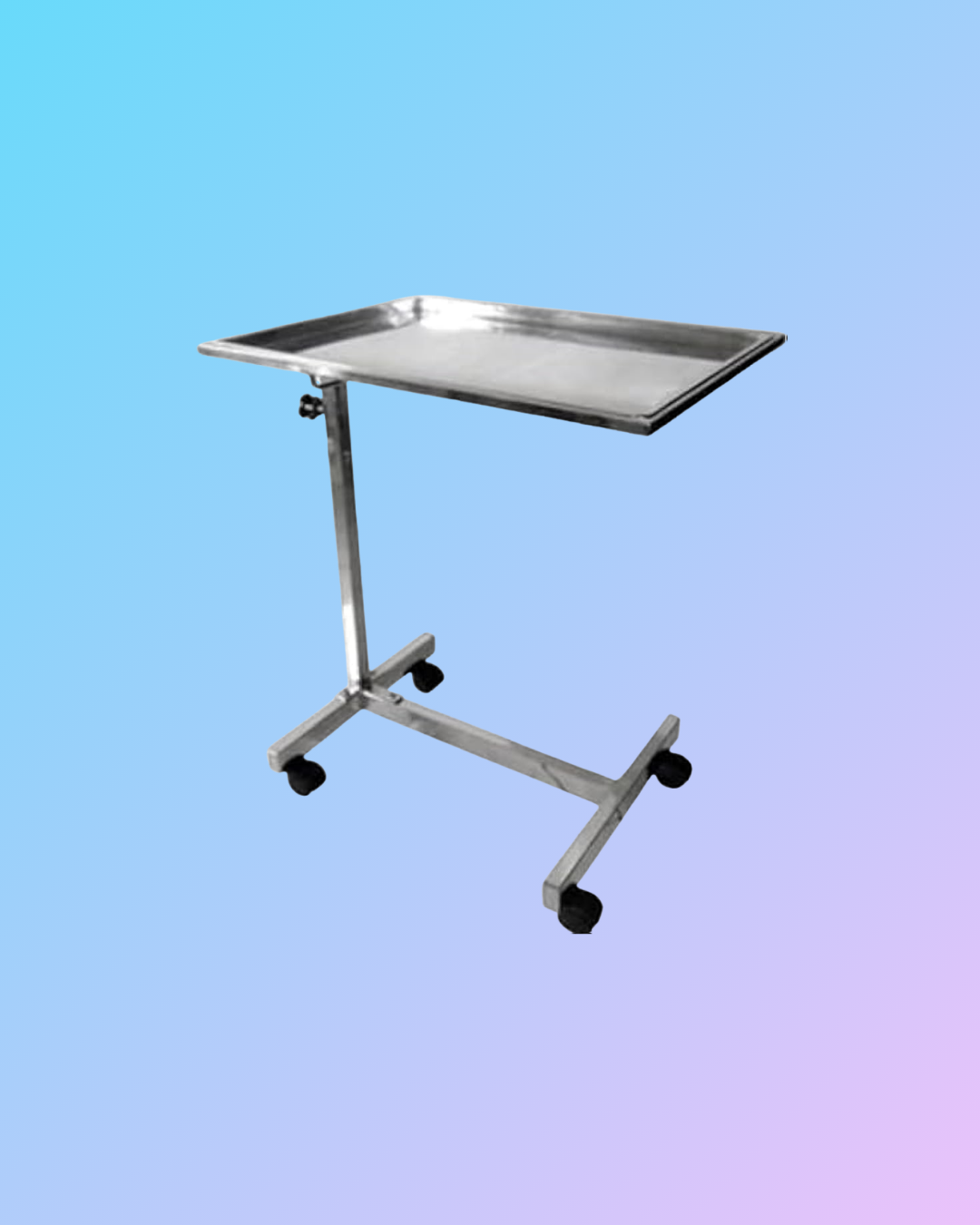 MI-2702 OT Mayo Instrument Trolley with SS Tray