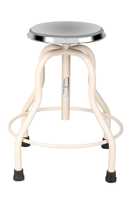 Medsor Impex Revolving Stool Stainless Steel