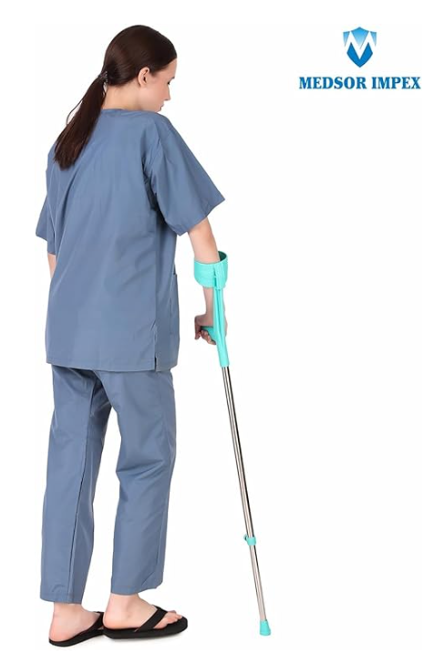 Lightweight Adjustable Elbow Crutch for Mobility Assistance | Medsor Impex