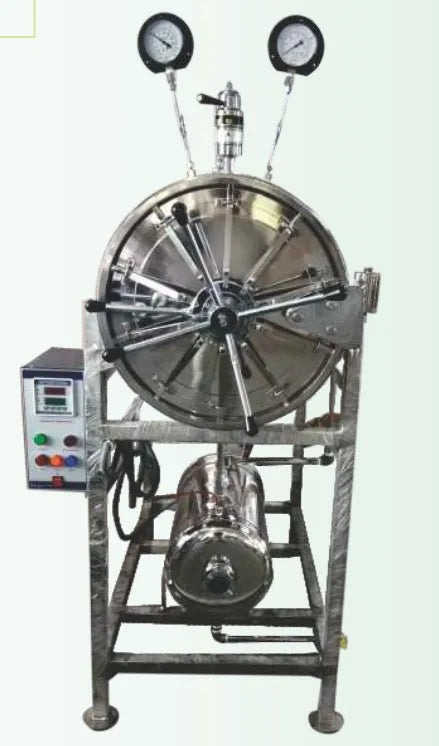 Triple Wall Cylindrical Horizontal Autoclave Machine | Medsor Impex