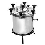Aluminium Winged Nut Type Steam Sterilizer for Hospitals & Laboratories | Medsor Impex