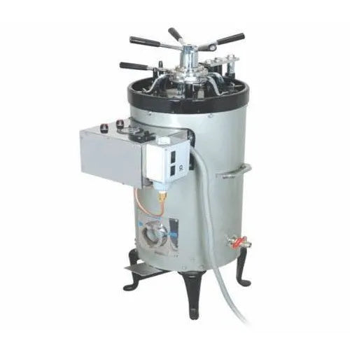 Double Wall Vertical Autoclave with Radial Locking System | Medsor Impex
